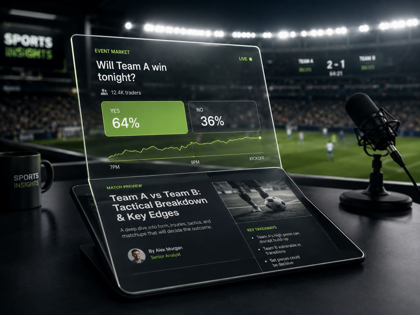 Prediction Market for Sports Media: How Betting-Adjacent Content Sites Add a Revenue Layer Without a Gambling License